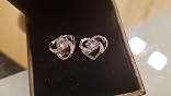 925 Sterlingsilber Ohrstecker 'Liebe Ist Glück': Herz-Design Mit Zirkonia, Für Damen – Geschenkbox