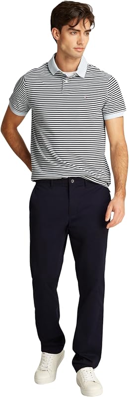 Chino Homme Denton Chino Satin Straight Fit, Bleu (Desert Sky), 36W/28L — photo 4 sur 6
