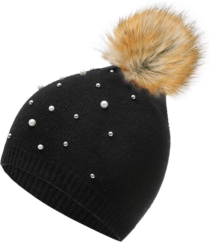 toboggan hat with fur
