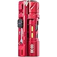 LOOP GEAR SK03 Pro AA Mini LED Flashlight, 1000 High Lumens EDC Flashlight with Magnetic Bracket, 4 Colors Filters, 10 Modes, USB C Rechargeable Pocket Flashlight for Camping, Hiking