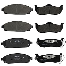 SIPAUTEC-Front Rear Ceramic Brake Pads Replacement