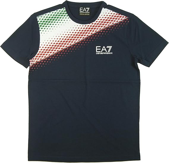 Amazon エンポリオアルマーニ Tシャツ メンズ フラッグ 国旗 イタリア Ea7 A 2743 並行輸入品 Tシャツ カットソー 通販