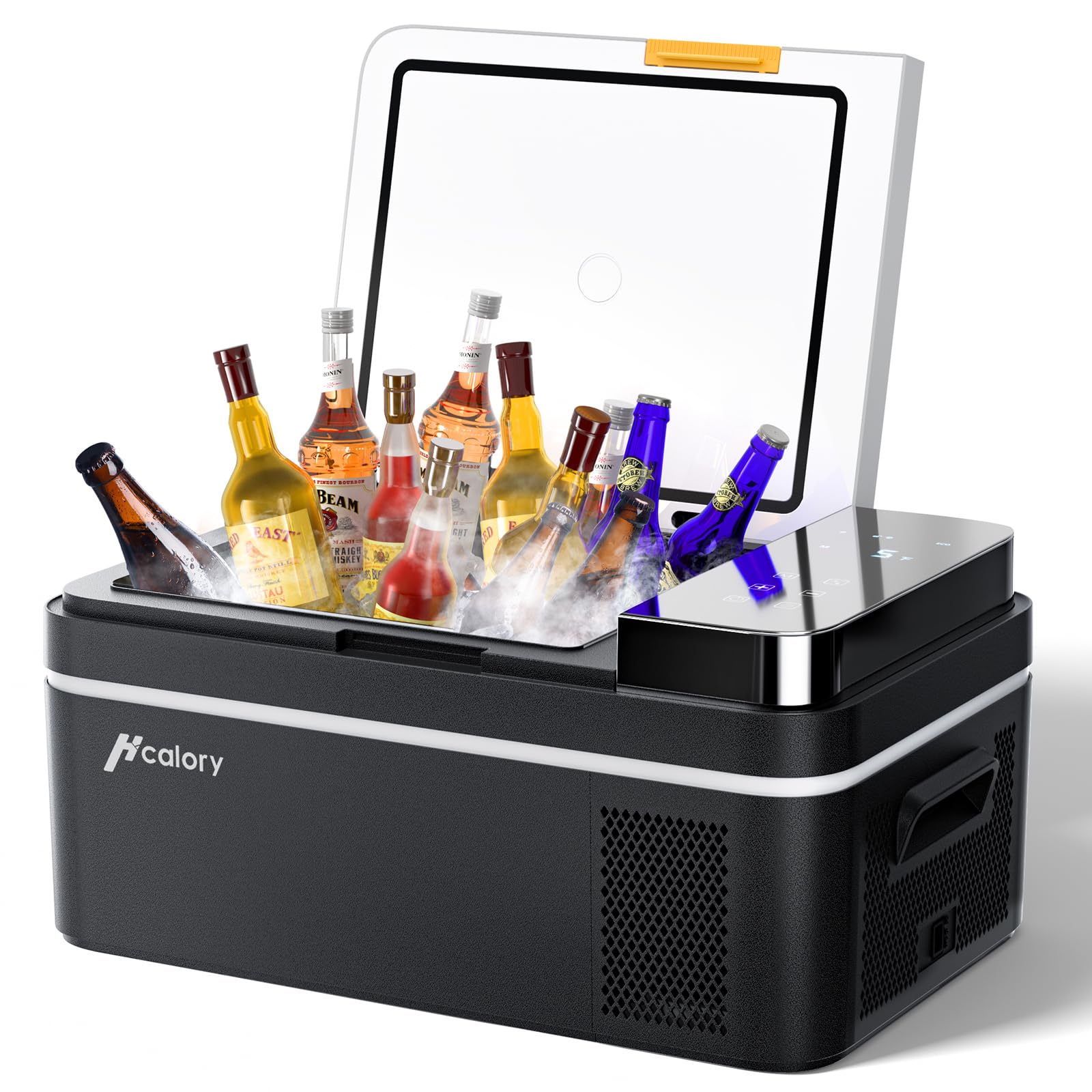 Photo 1 of HCALORY 12 Volt Car Refrigerator, 22Quart Large Touchscreen Display Car Fridge, Portable Freezer with Compressor Mini Cooler (-4?~68?) with 12/24V DC & 110V AC for Camping, RV, Travel & Home