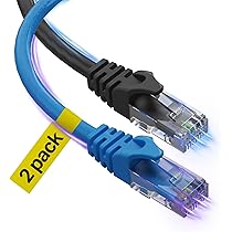 Amazon.com: Cat6 Ethernet Cable, 20 Feet (2 Pack) LAN, UTP