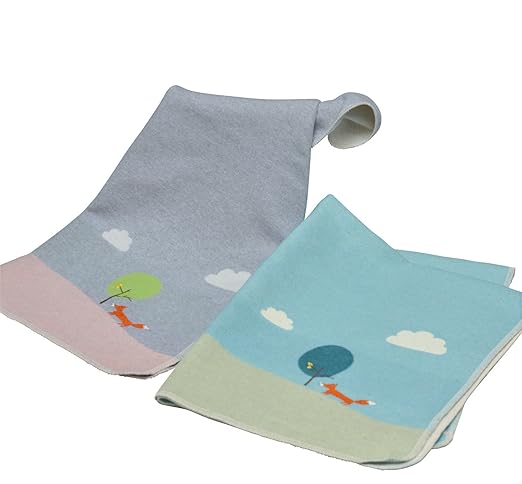 David Fussenegger - Babydecke - JUWEL - Tiermotiv: Fuchs - Filz - 70 x 90 cm