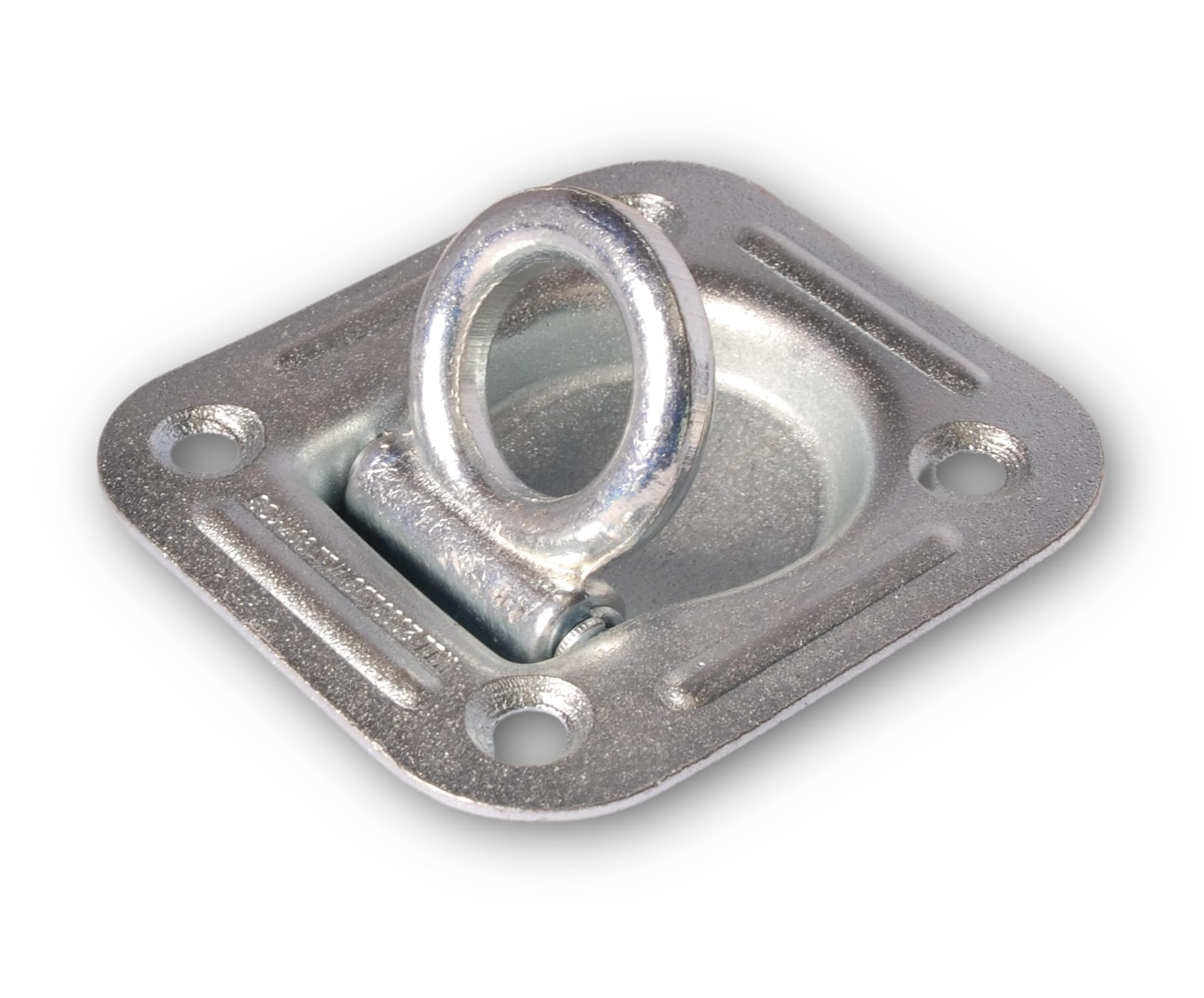 Docks gmar49 Recessed Lashing Ring Square Galvanised Steel, 25 mm, Grey