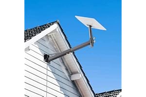 Rvdeaa Starlink Long Wall Mount, Adjustable Starlink Mounts, Starlink Wall Mount Kit,Compatible with V2 Dish,Starlink Mounting Kit starlink Pole Mount starlink roof Mount,with Cable Clips and Wrench