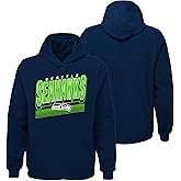 NFL Kids Youth 8-20 Official Team Tailgate Football Game Performance Primary Logo Long Sleeve Pullover Hoodie