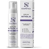 Anti Aging Face Serum with Retinol, Vitamin C, Vitamin B3 & Hyaluronic Acid – Deep Hydration, Collagen Boost, Wrinkle Reduction & Skin Firming – Lightweight Formula – 50 ml