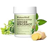 NATURE WELL Ginger Bergamot Smooth & Soften Moisturizing Cream For Face & Body, Infused With Natural Oils & Extracts, Restores Skin Moisture Barrier, 16 Oz.