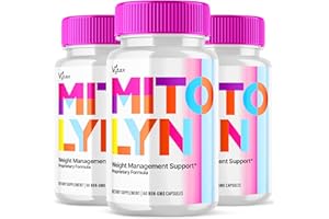 VYTAX (3 Pack) Mitolyn Capsules, Mito Lyn Loss Pills Supplement Advanced Formula - Official Mitolin Mitolynn Keto Maximum Strength Pastillas All Natural Support Vitamin, Pure Blend Reviews (180 Capsules)