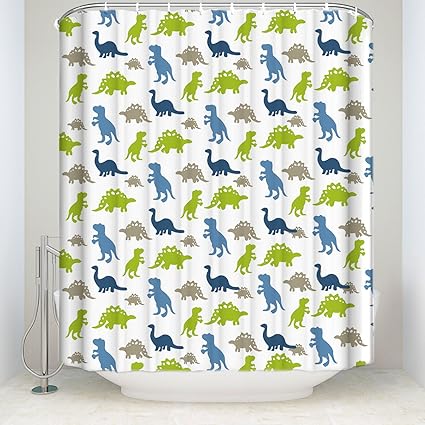 Amazon Com Z L Home Dinosaurs Shower Curtain Sets Collection Of