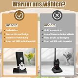 VINGVO Wireless Intercom 1000m Long Range Waterproof Doorbell System 2 Bases view 4