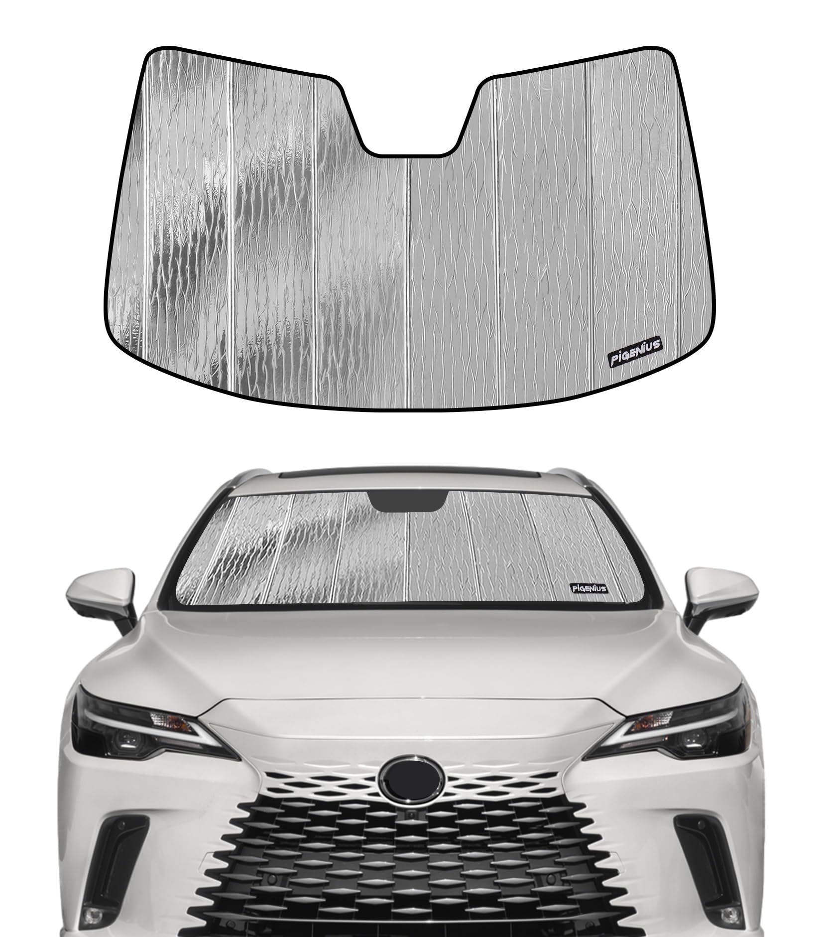 Photo 1 of Pigenius Windshield Sunshade for 2023 2024 Lexus RX Series, RX350/RX350h/RX450h/RX500h Front Window Shade - AstraGuard