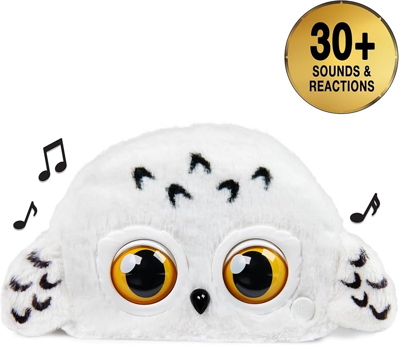 PURSE PETS - BOLSO MASCOTA INTERACTIVA - Wizarding World, Harry Potter - Bolso niña y Mascota Interactiva Hedwig Purse Pets con más de 30 Sonidos y Reacciones - 6066127 - Juguetes niña 6 años +
