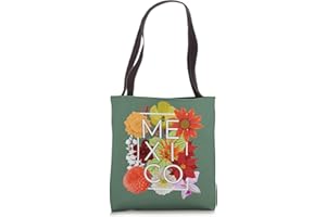 FAMILY HERITAGE GIFTS Flowers of Mexico Word Art - Mexican Pride Tote Bag