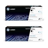 HP 134A Black Toner Cartridge 2-Pack | Original Cartridge | Compatible LaserJet M209 Series, LaserJet MFP M234 Series | W1340A | Each Cartridge Prints up to 1,100 Pages