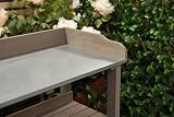 Garden Gear 3-Tier Wooden Potting Table with Steel Worktop 92cm view 6