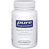 Pure Encapsulations Digestive Enzyme Chewables | Chewable Enzyme Blend to Support Protein, Carbohydrate, Fiber, and Dairy Digestion | 100 Chewable Tablets