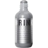 Krink K-60 Silver Paint Marker - Vibrant and Opaque Fine Art Graffiti Markers for Canvas Metal Glass Paper and More - Alcohol-Based Permanent Graffiti Mop Krink Paint Marker for Lasting Tags