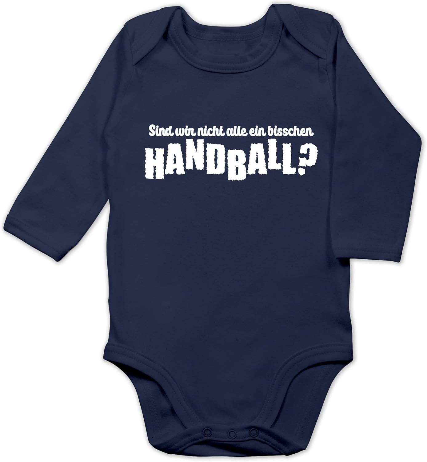 Shirtracer Handball WM 2021 Baby Sind wir Nicht alle EIN bisschen Handball? Baby Body