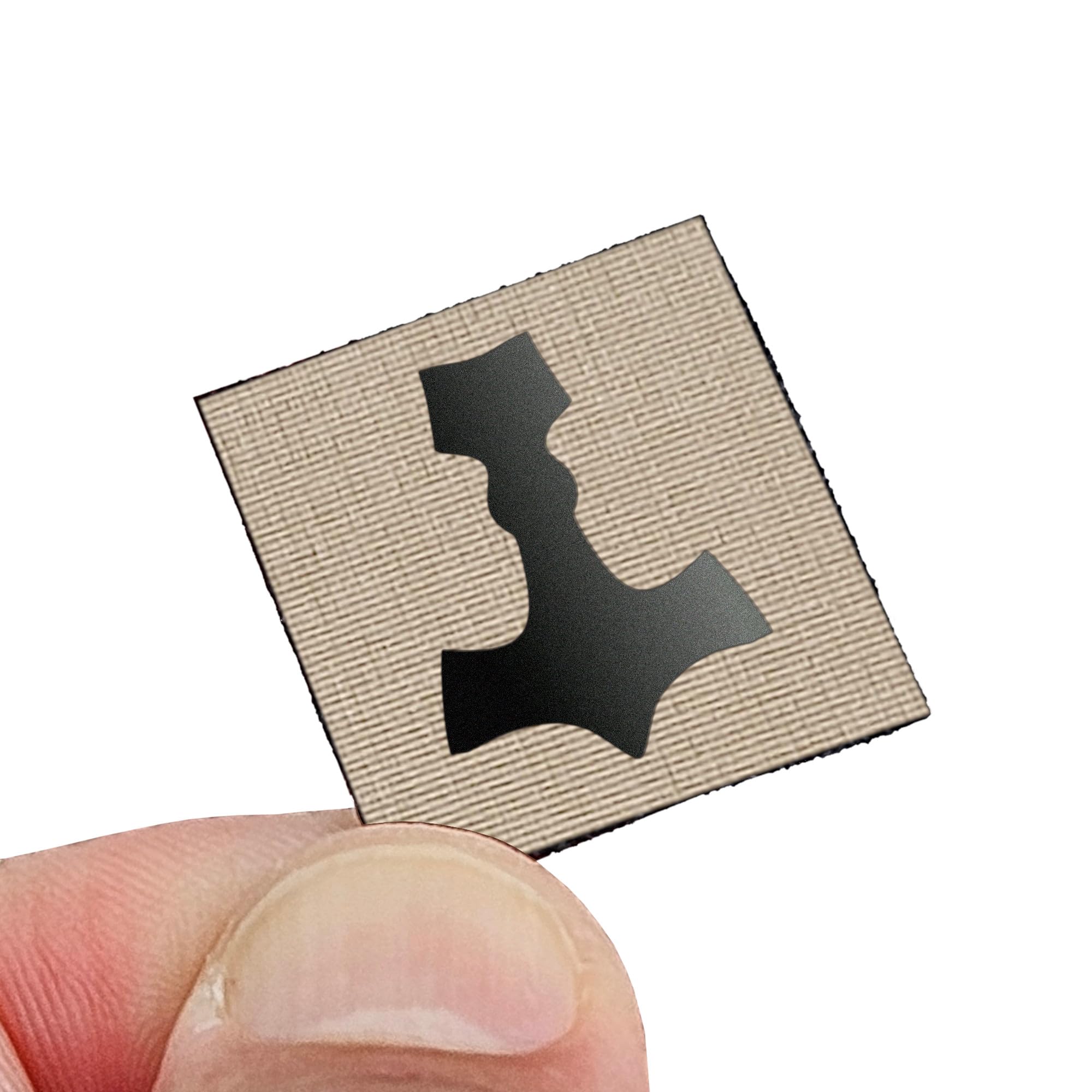Mini Mjolnir Thor Hammer Norse Viking Tactical Morale Patch [Tan,Black]