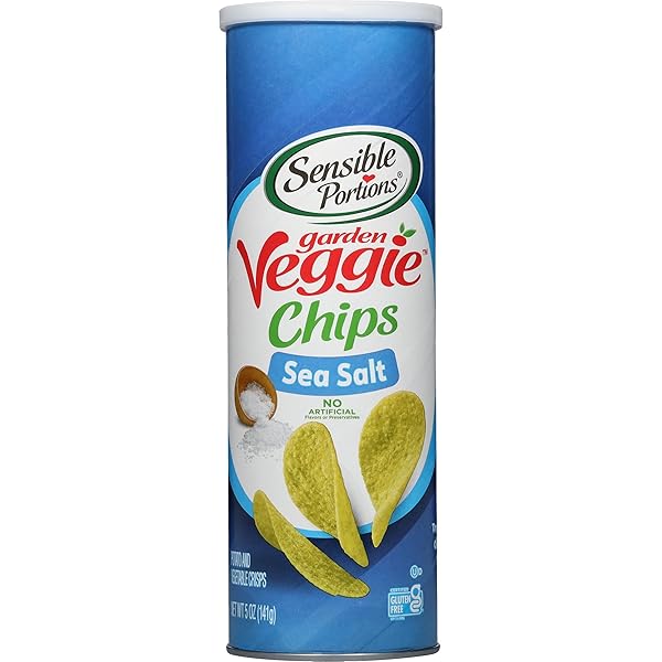 SENSIBLE PORTIONS STACKED GARDEN VEGGIE CHIPS, SEA SALT,...