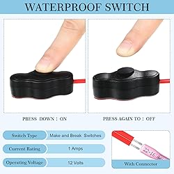 LEIFIDE Switch Push Button ON Off Switch 12V 24V