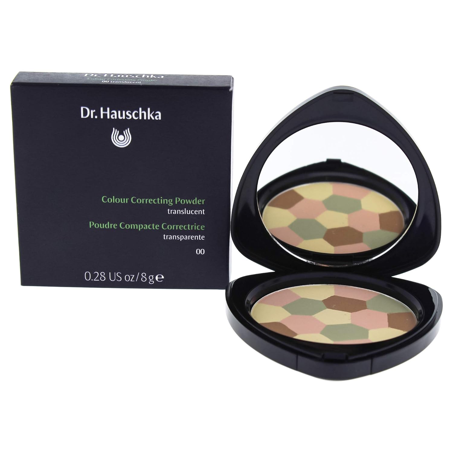 Colour Correcting Powder 00, Dr. Hauschka, Highlights and Evens Skin Tone, Translucent, 0.28 oz