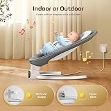 Fdlscpem Baby Swing Chair Electric Bouncer 0–10 Months Bluetooth Music 5 Angles view 4