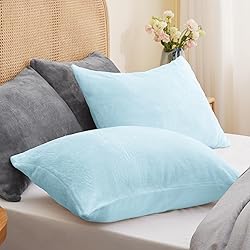 BEDELITE Flannel Pillowcases Standard Set of