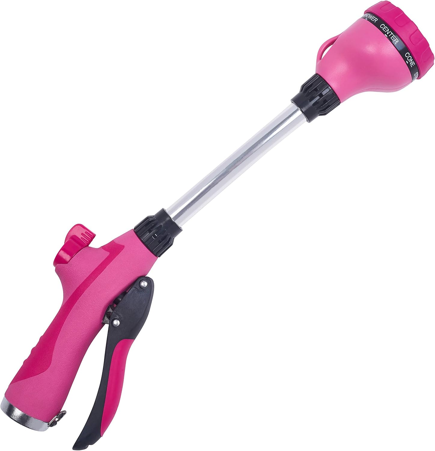 Sprout 65103-AMZ 8-Pattern 15" Watering Wand and QuickConnect Product Adapter  Bundle, Raspberry Red : Garden & Outdoor