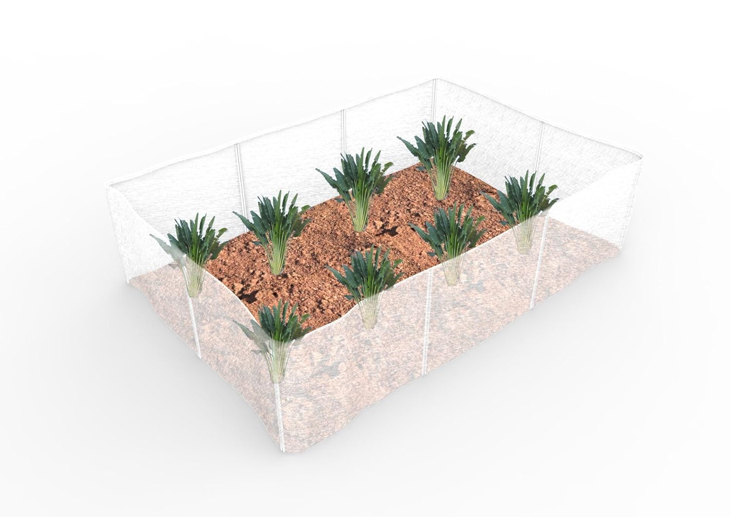 Agfabric Red de Insectos Valla de Viento de 23 x 15 cm, Barrera de ...