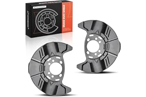 A-Premium Front Driver and Passenger Side Brake Dust Shield Compatible with Subaru Models - Outback 2010-2014, Legacy 2005-20