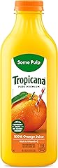 Tropicana Pure Premium 100% Orange Juice Original, Some Pulp, No Sugar Added, 46 fl oz