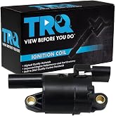 TRQ Ignition Coil Round Style | For 2016-2018 Camaro 6.2L V8 / 2014-2018 Corvette 6.2L / 2014-2018 Silverado 2015-2018 Suburban 5.3L 6.0L / 2014-2018 Sierra