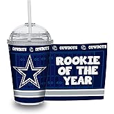 NFL Football 12oz Team Color Laser Engraved Youth Plastic Tumbler for NFL Fans