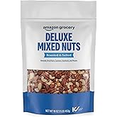 Amazon Grocery, Deluxe Mixed Nuts, Roasted &amp; Salted, 16 Oz