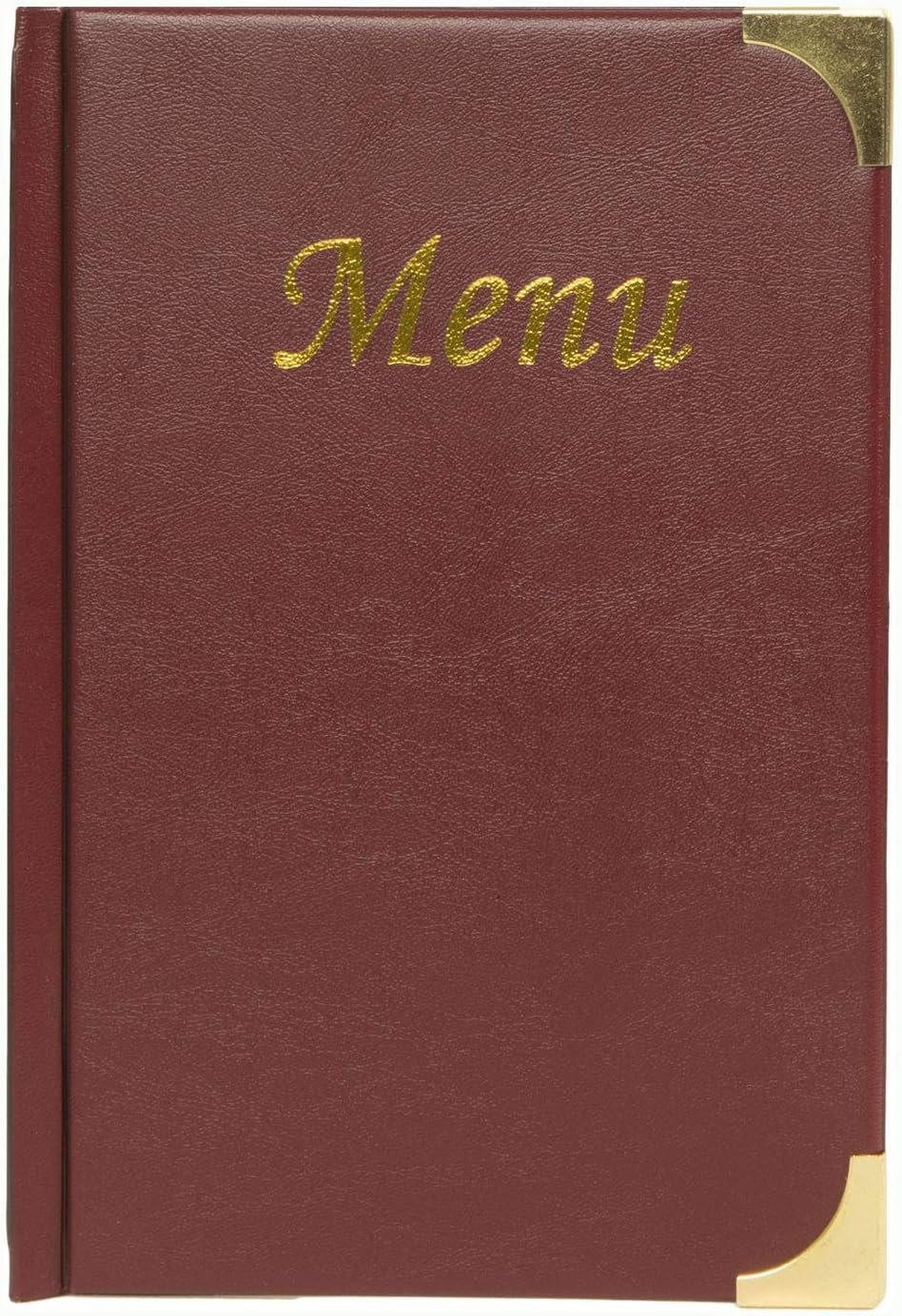 Securit Basic Range A5 Menu Holder with 2 Double Insert, Wine Red