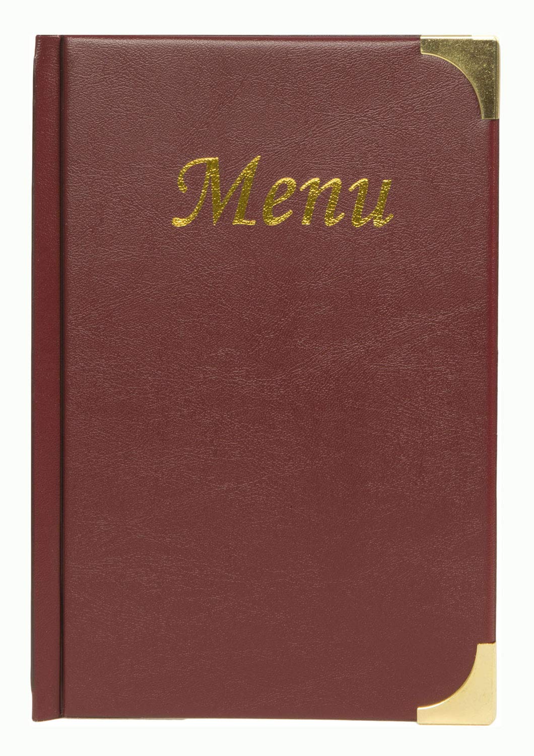 Securit Basic Range A5 Menu Holder with 2 Double Insert, Wine Red
