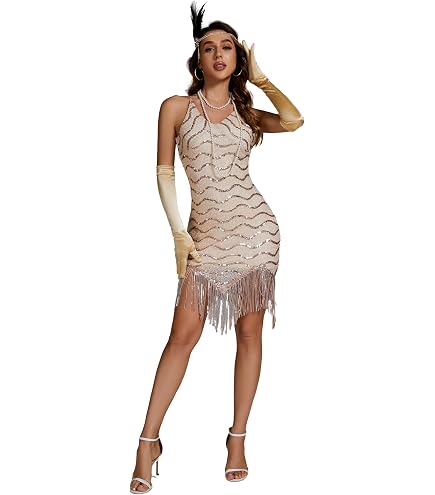 Amazon.com: amscan Standard Adult Red Flapper Dress : Toys & Games