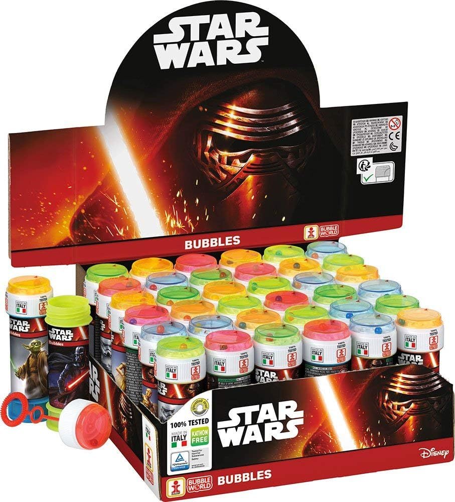 Dulcop International 36 x Star Wars - Puzzle Maze Tub Of Bubbles 60ml Wholesale Box