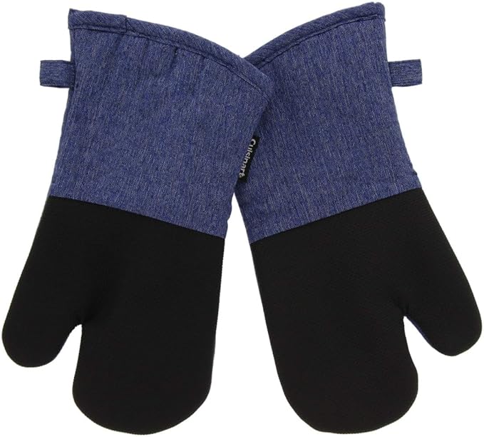 Cuisinart Neoprene Oven Mitts, 2pk Heat Resistant Oven Gloves to