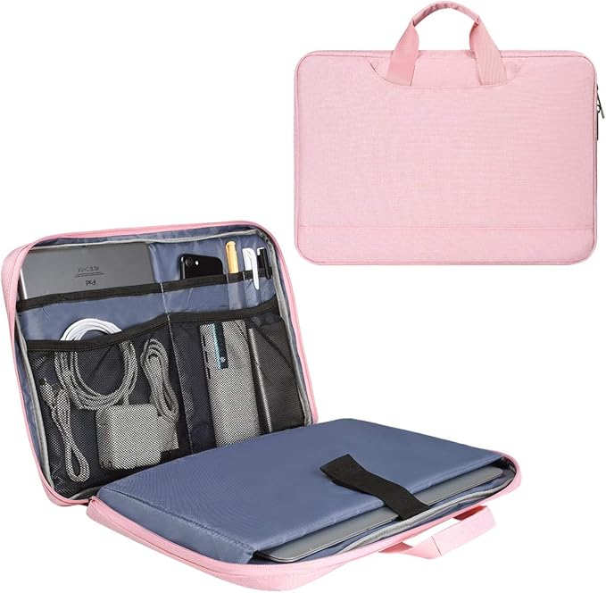 15.6 Inch Laptop Sleeve Briefcase for Women Ladies Bag with Accessories
