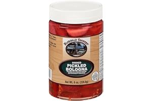 Backroad Country Smoked Pickled Bologna, Packed in Vinegar Brine (8 OZ)