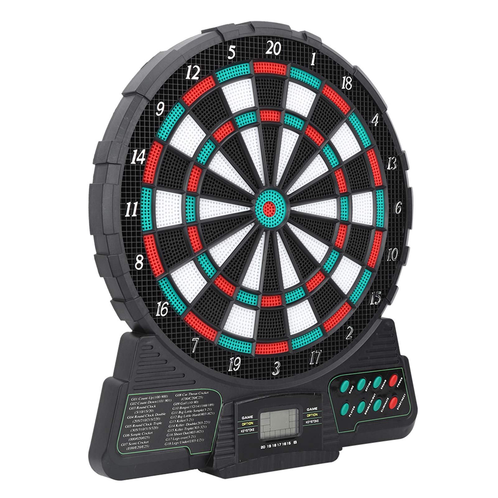 Electronic Dartboard,Automatic Scoring Target Area Digital Dartboard,With Lcd Screen Display,Easy To Use Button Interface,Support Up To 8 Players,18 Games&159 Options,For Public,Home,Office