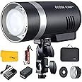 Godox AD300 Pro AD300Pro Outdoor Flash Strobe Light, 300Ws TTL HSS 1/8000s Studio Flash Monolight, 2600mAh Lithium Battery, 12W Modeling Lamp, Compatible for Nikon Canon Sony Fuji Olympus Panasonic