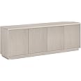 Henn&Hart Hanson TV Stand, 70" Wide, Alder White