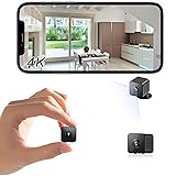 4K Mini Camera, WiFi Wireless Camera Small Portable