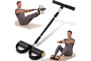 Upgraded Pedal Resistance Band with Handle - Fashion Puller Exercise Tool, Thickened Built-in Latex Tube Pedal Resistance Dev